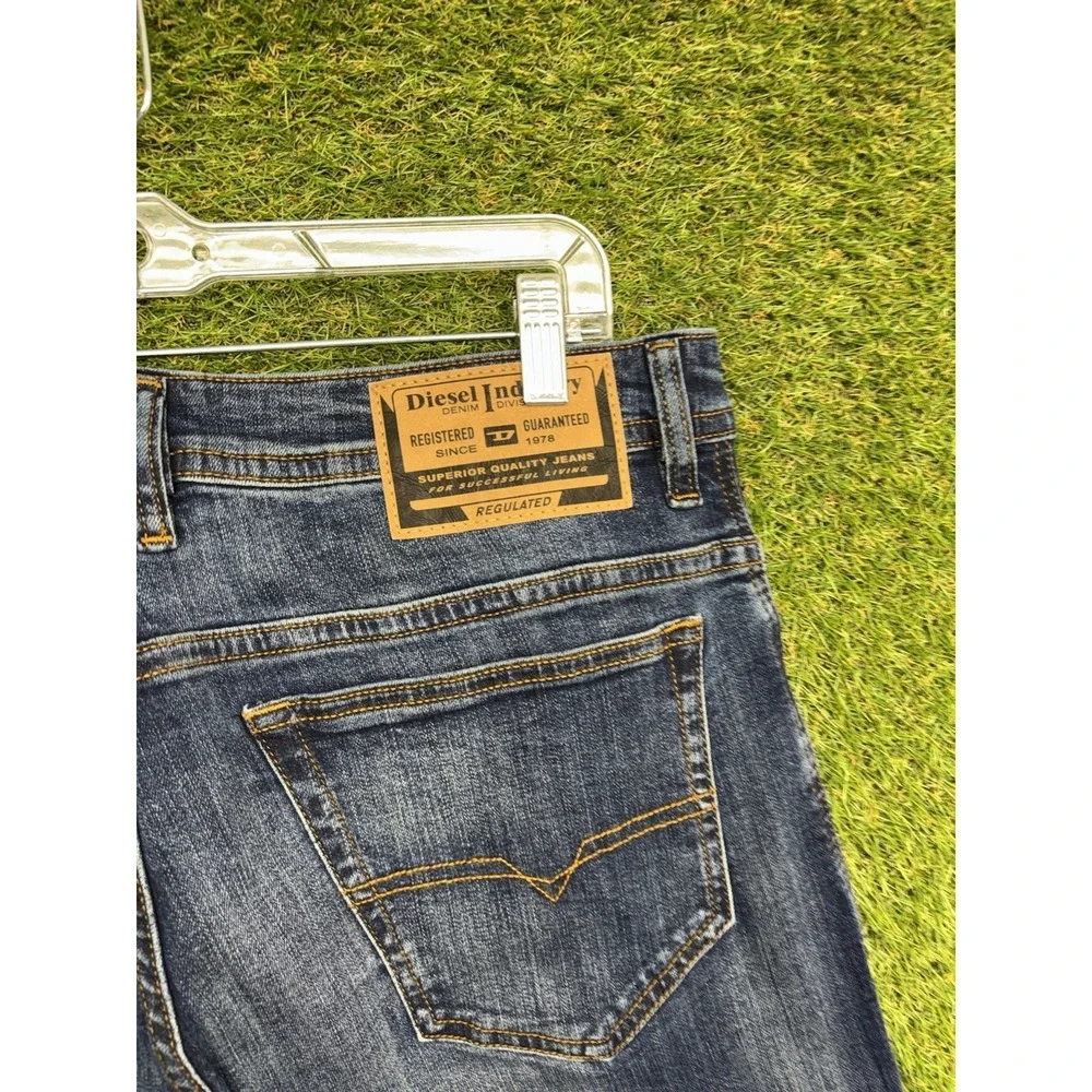 Diesel Jeans Mens 34x32 Thommer Slim Skinny Stretch Dark Wash Denim RM06302 NWT